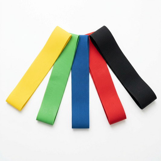 Bandes de résistance Hardset — 5 couleur de résistance sur fond blanc